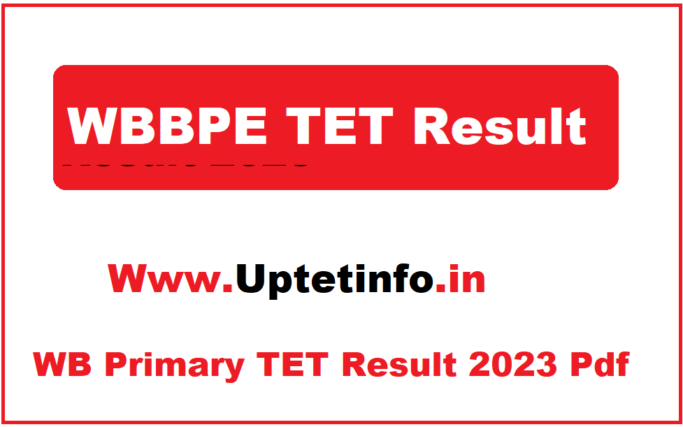 Wbbpe Tet Result Exam365 2024 Pdf Wb Tet Cut Off Marks 2024