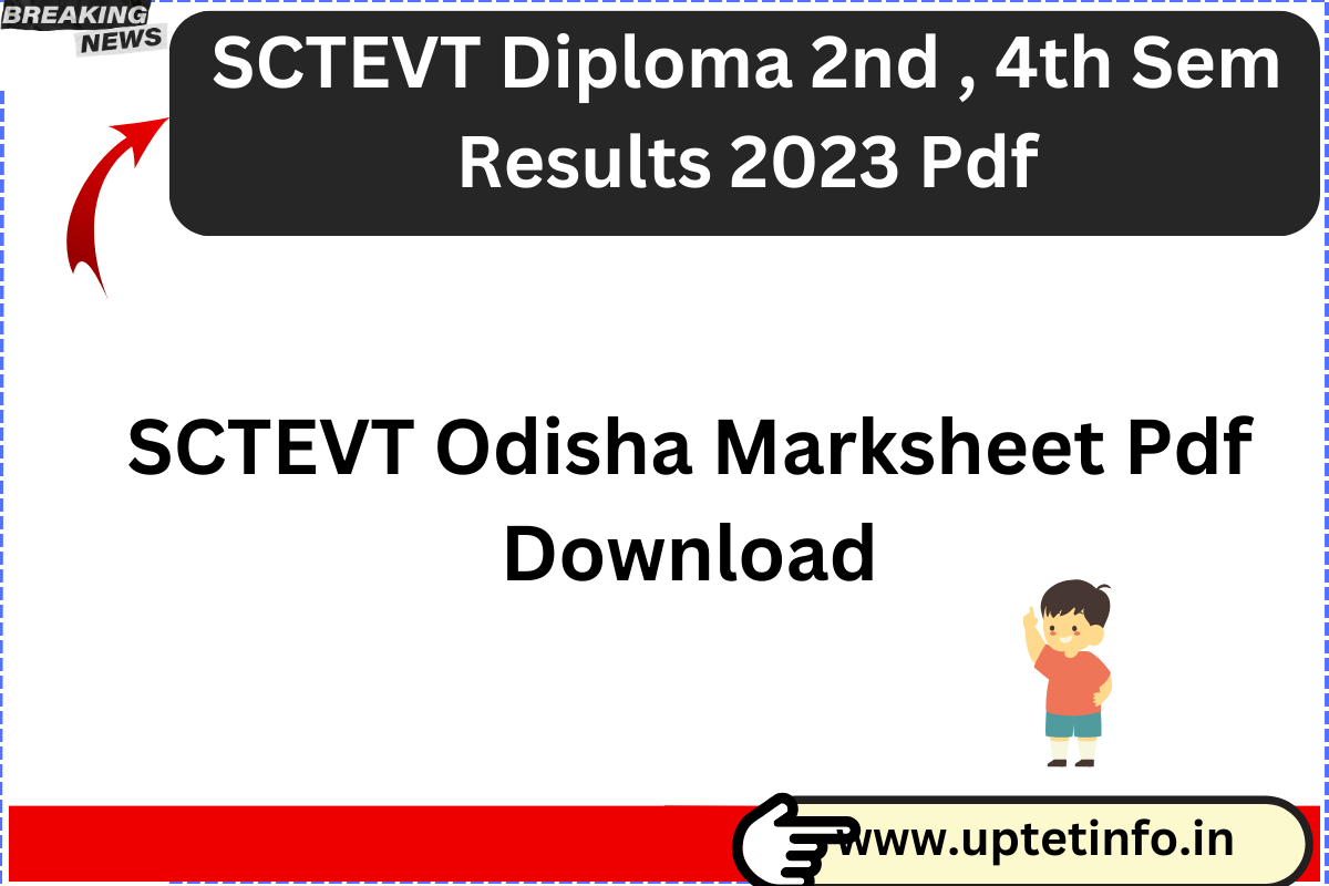 Sctevt Diploma Nd Th Sem Results Pdf Sctevt Odisha