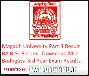 Magadh University BSC Part 3 Result 2019