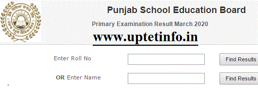 5th Class Results 2020 PSEB