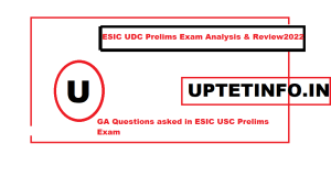 19 March ESIC UDC Prelims Exam Analysis & Review 2022