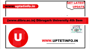 {www.dibru.ac.in} Dibrugarh University 4th Sem Result 2022