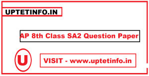7th Class Summative Assessment 2 {SA2} Maths Question Paper 2022 Pdf