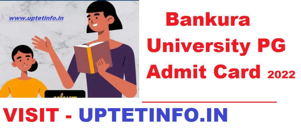 Bankura University PG Admit Card 2022