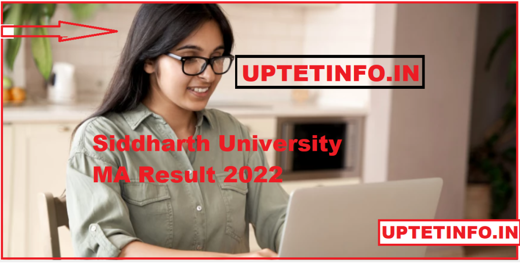 Siddharth University MA Result 2022