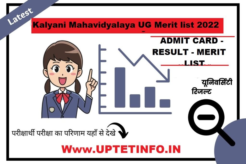 Kalyani Mahavidyalaya UG Merit list 2022