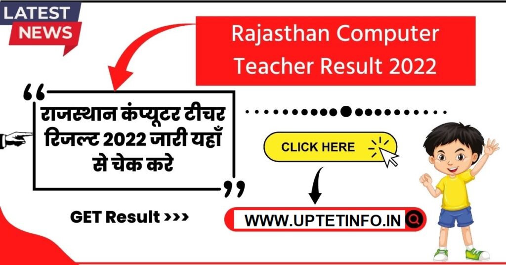 Computer Anudeshak {Instructor} Result 2022 