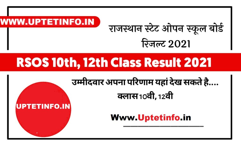 Rajasthan State Open Board 12th Class Result