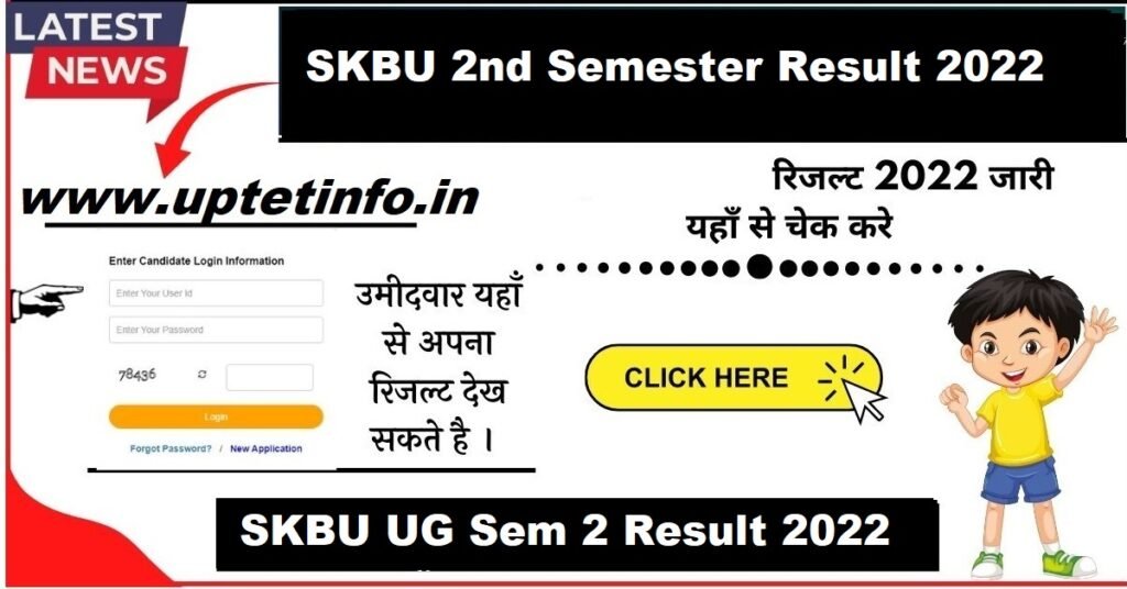 SKBU 2nd Semester Result 2022