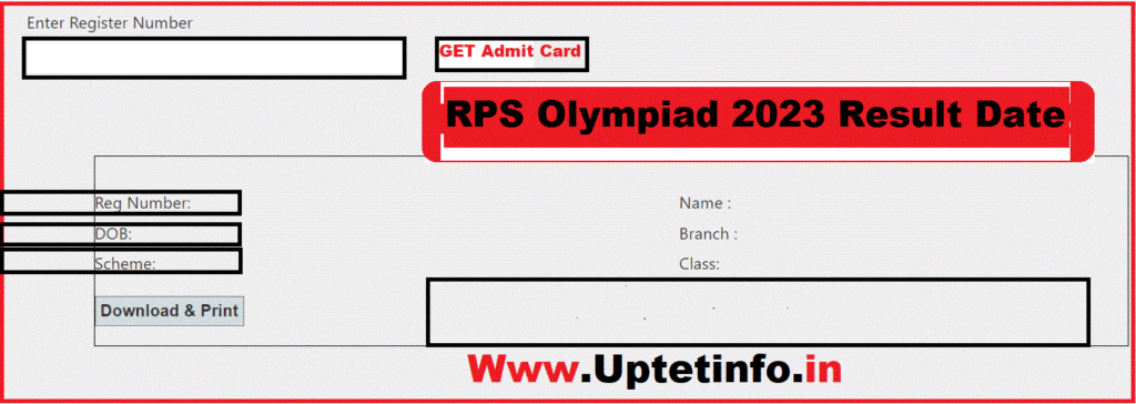 RPS Olympiad 2023 Result Date