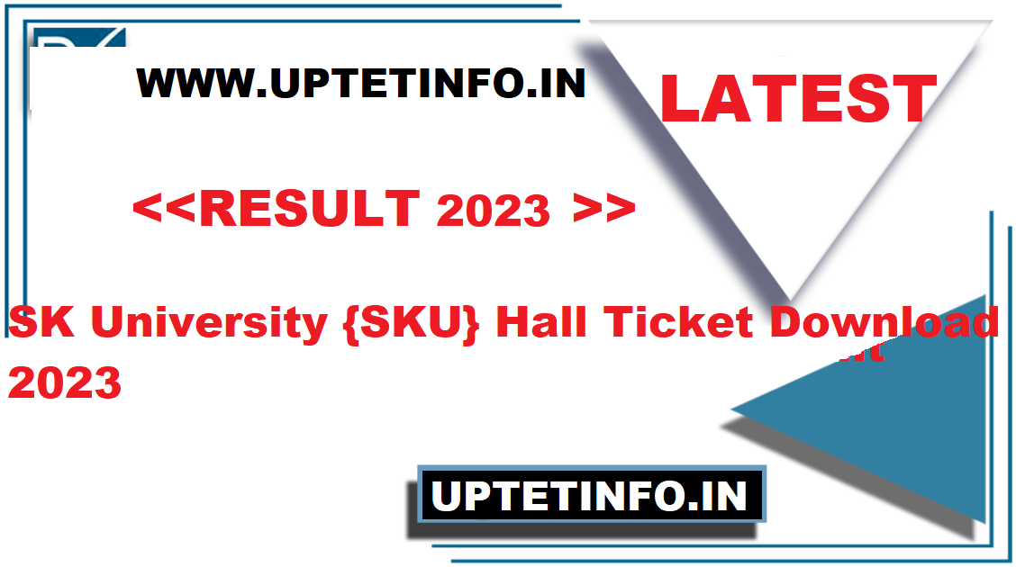 {Manabadi} SK University {SKU} Hall Ticket Download 2024 1st/2nd/3rd