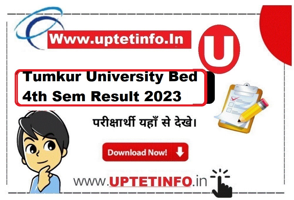 Tumkur University Bed 4th Sem Result 2023