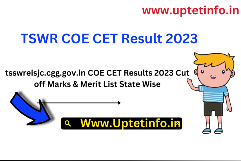 tsswreisjc.cgg.gov.in Results 2025 COE CET Released Telangana TSWREIS