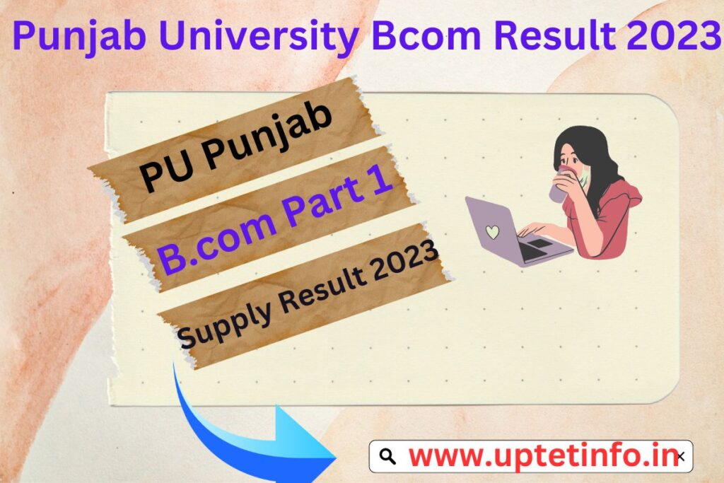 B.com Part 1 Supplementary Result 2023 Punjab University