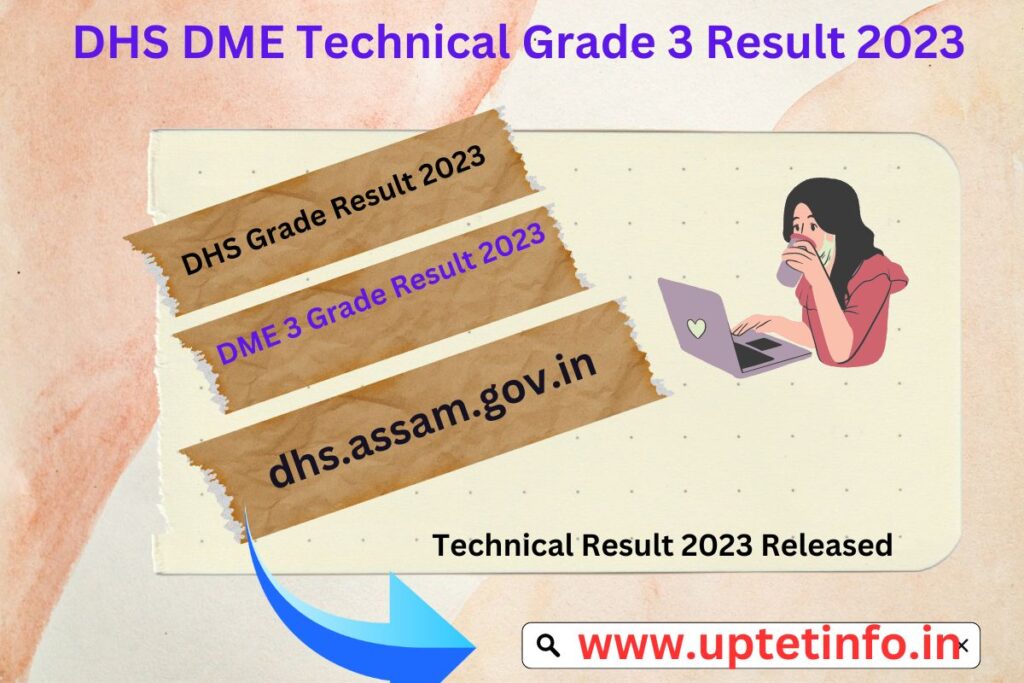 dhs.assam.gov.in | dme.assam.gov.in Technical Cut off 2023 Grade 3