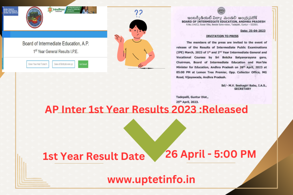 Jnanabhumi AP Inter 1st Year Results 2023 Manabadi AP Intermediate