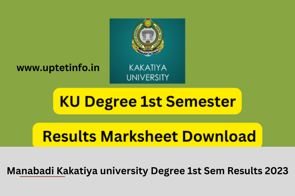 Ts Kakatiya University Ku Ug Degree Results 2023 1st Sem Manabadi Link