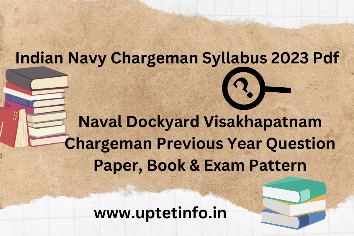Indian navy chargeman syllabus 2023 pdf download naval dockyard