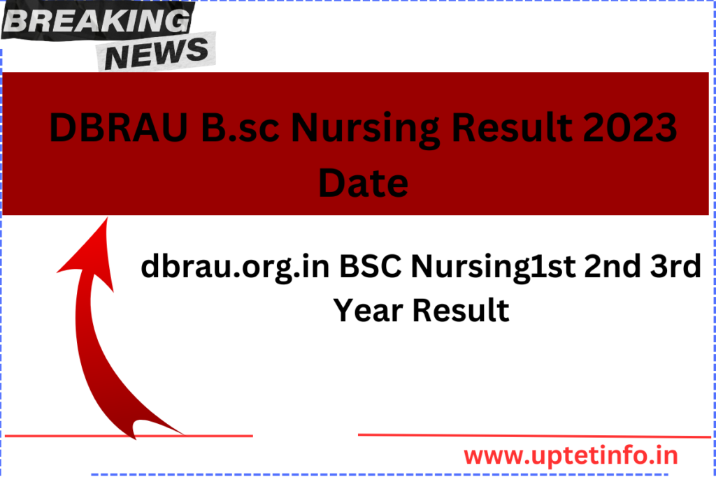 DBRAU B.sc Nursing Result 2023 Date