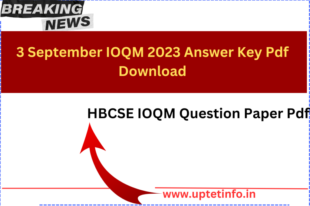 IOQM 2023 Answer Key Pdf Download