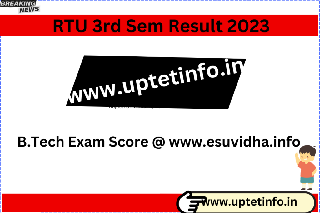RTU 3rd Sem Result 2023
