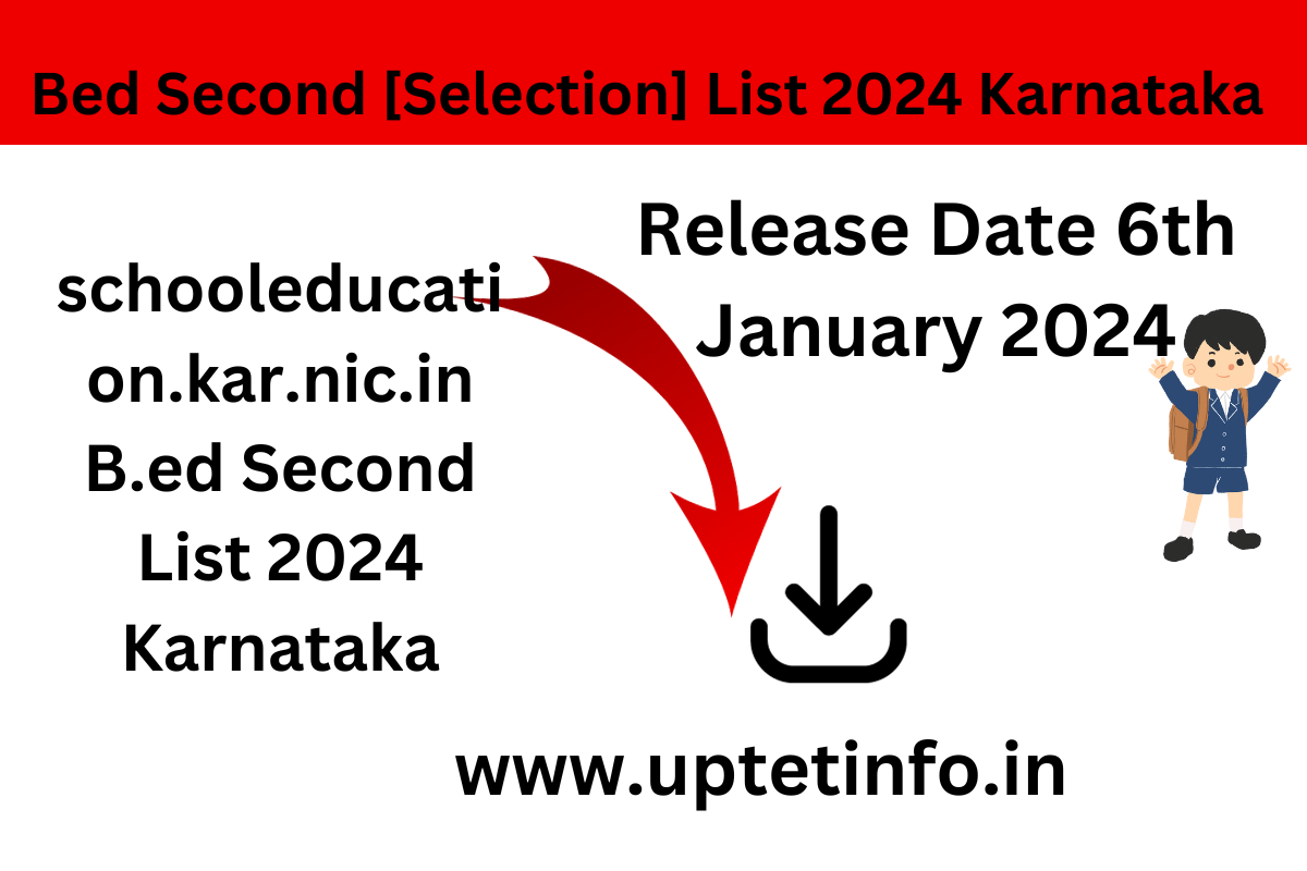 Karnataka Bed Second [Selection] List 2024 Pdf [OUT 6th January