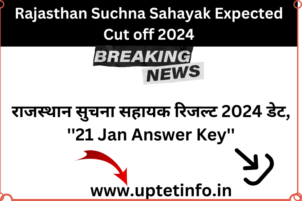 Rajasthan Suchna Sahayak Expected Cut off 2024