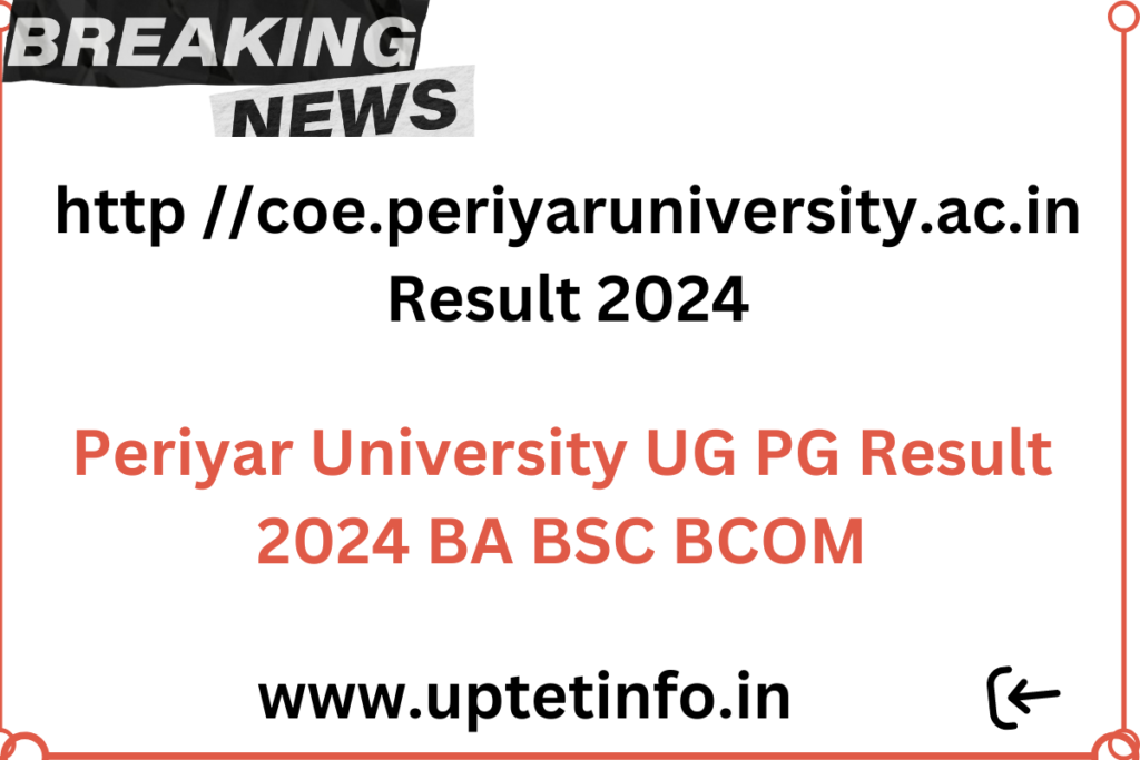 http //coe.periyaruniversity.ac.in Result 2024