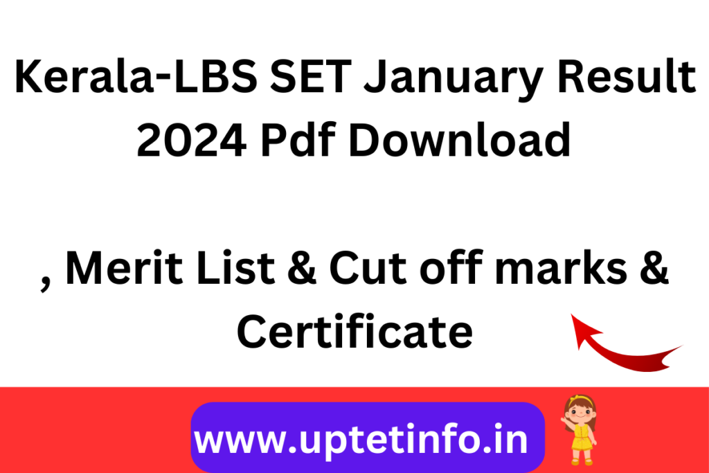 LBS SET January Result 2024 Pdf