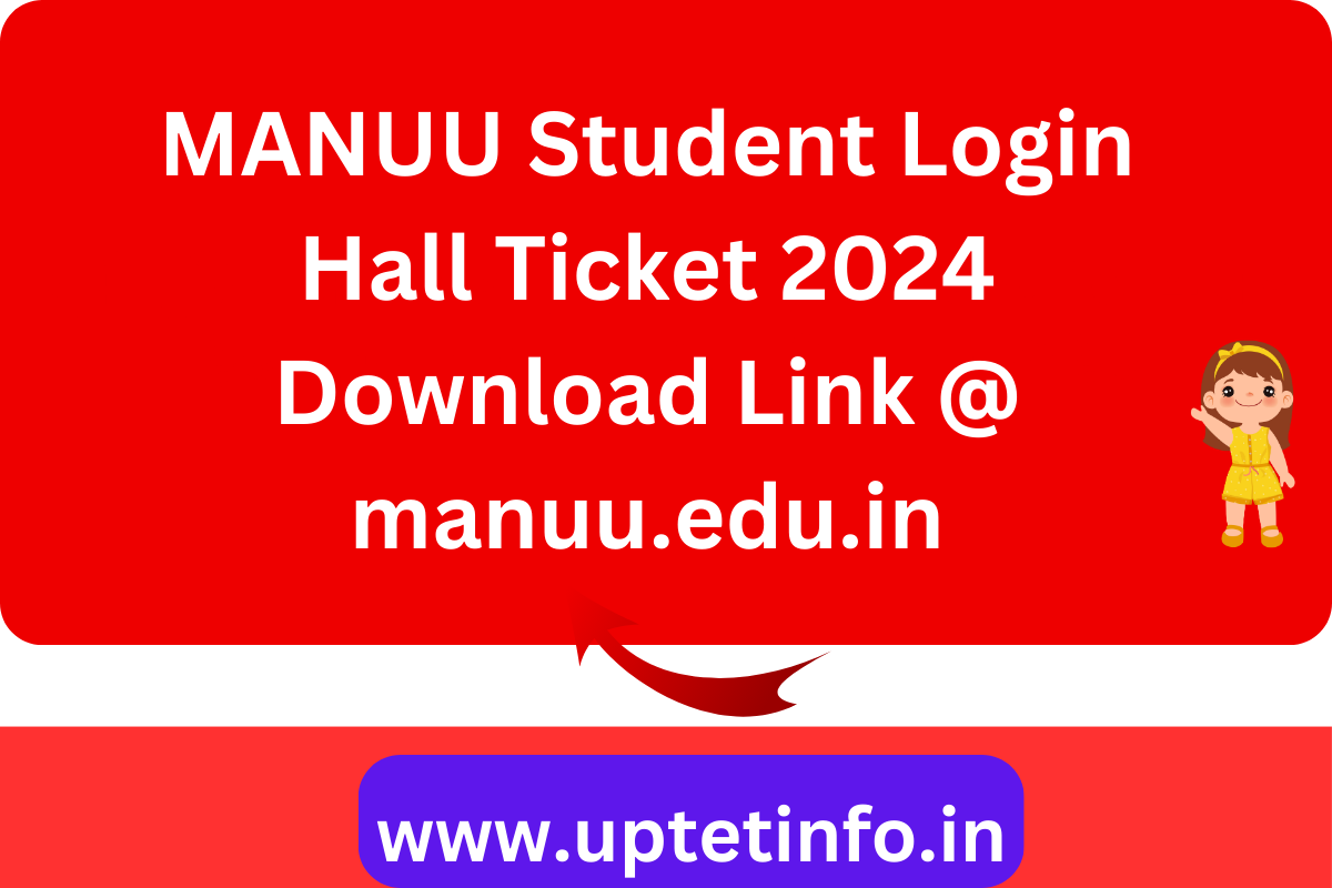 MANUU Student Login Hall Ticket 2024