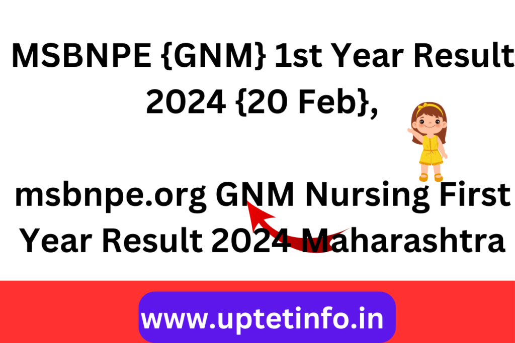 MSBNPE {GNM} 1st Year Result 2024