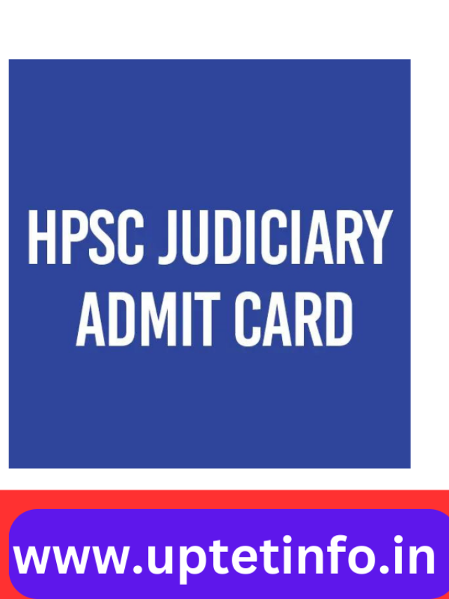 Haryana JE Admit Card 2024
