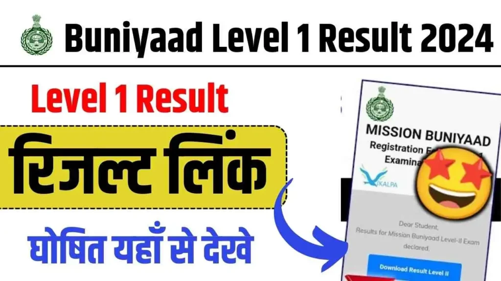 Haryana Buniyaad Result 2024