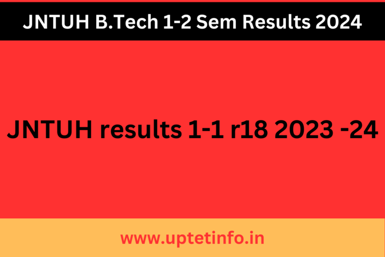 Manabadi-JNTUH B.Tech 1-2 Sem (R22,R18,R16) Supply [Regular] Results ...