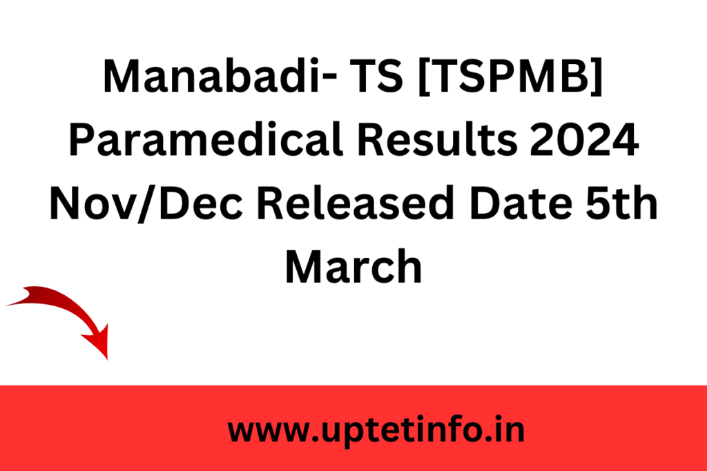 TS [TSPMB] Paramedical Results 2024